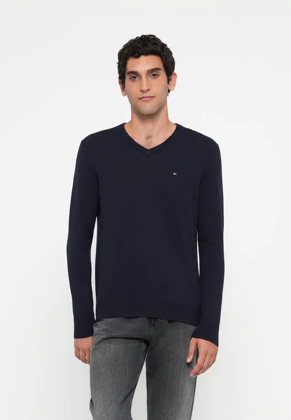 Классический джемпер с v-образным вырезом Tommy Hilfiger, Desert Sky