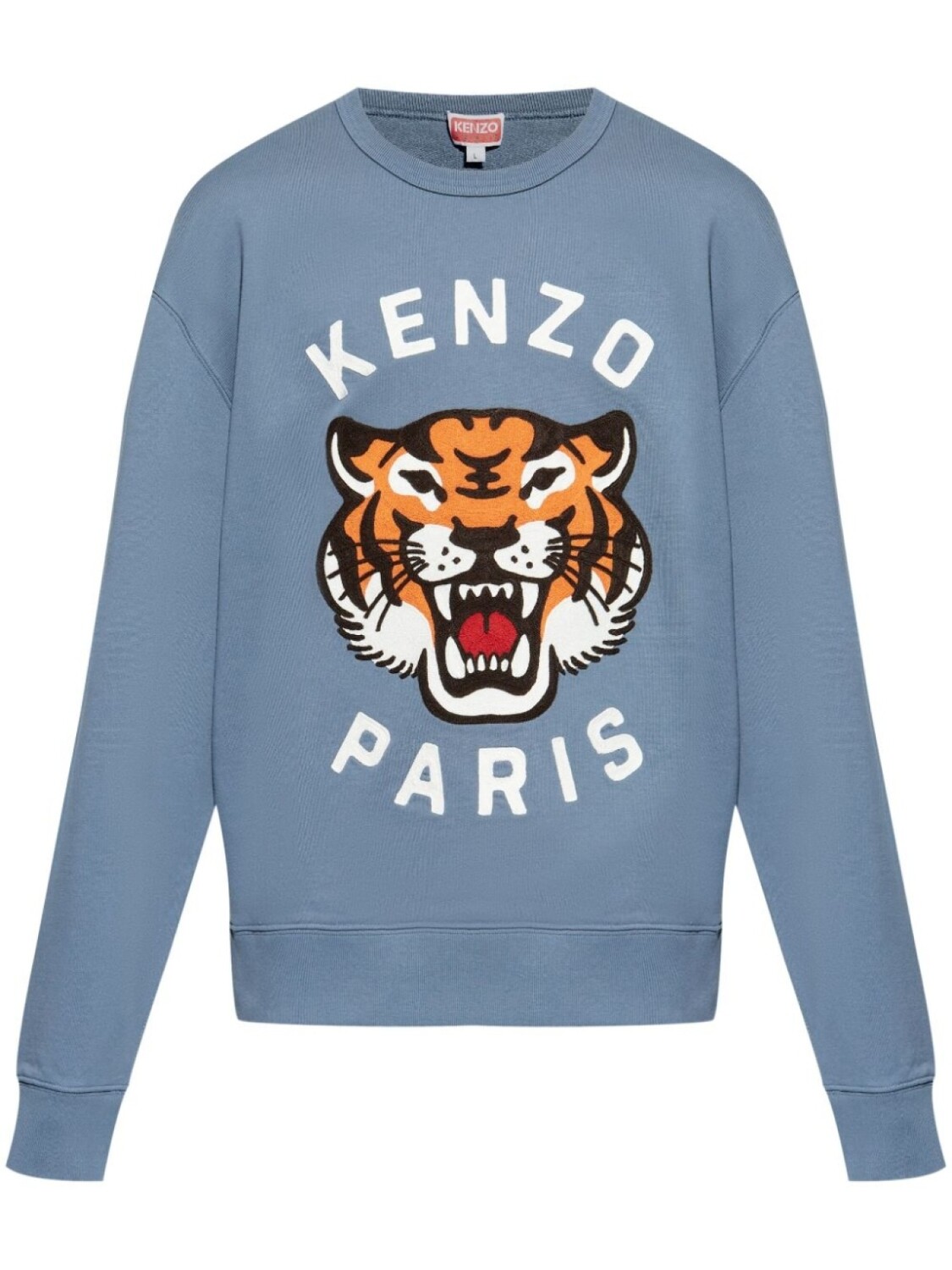 

Kenzo толстовка с вышивкой Lucky Tiger, синий