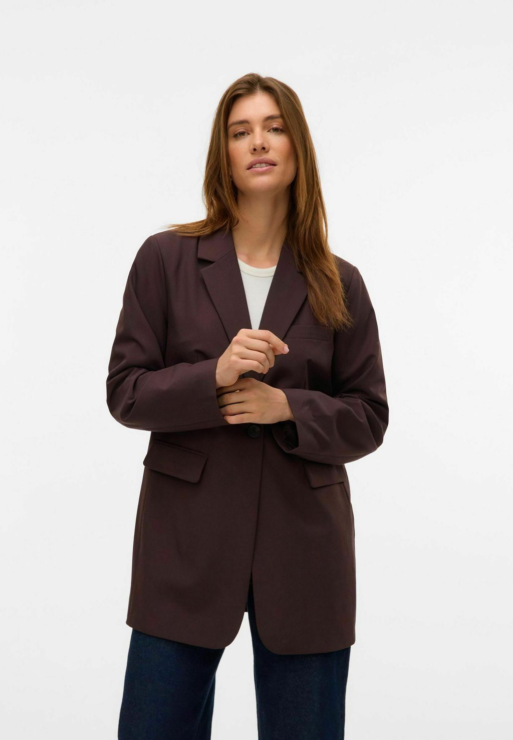 

Короткое пальто VMLUCY Vero Moda, коричневый