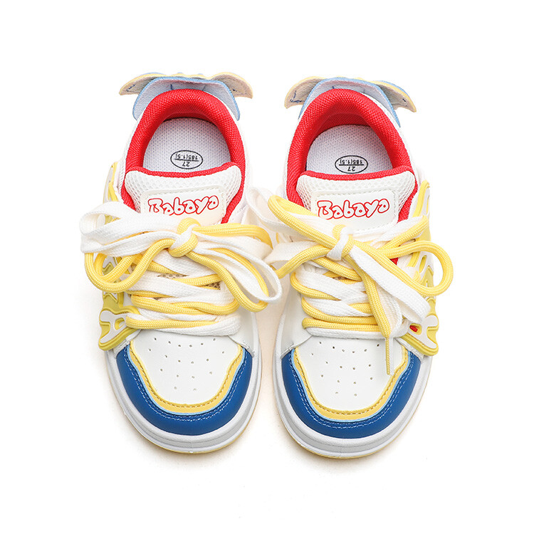 Кроссовки Babaya Kids Skateboarding Shoes Kids Low-top, розовый — фото 4