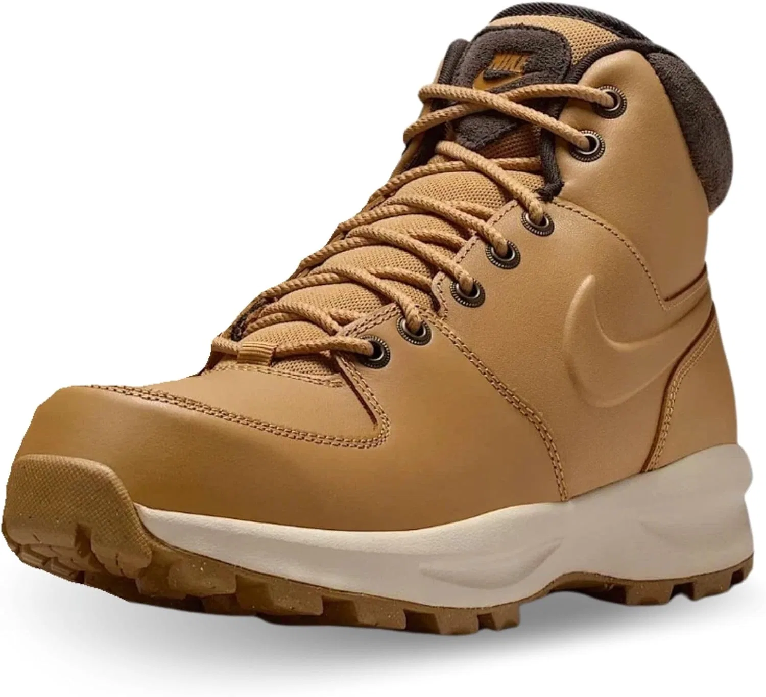 Мужские кожаные кроссовки Nike Manoa, Haystack Haystack Velvet Brown — фото 3