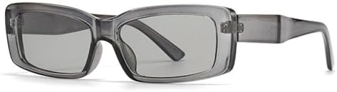 

Солнцезащитные очки прямоугольной формы 2027 года для женщин, ретро-очки с защитой от УФ-излучения UV400, модные солнцезащитные очки светло-серого цвета для мужчин MTZJH, Grey Light Gray