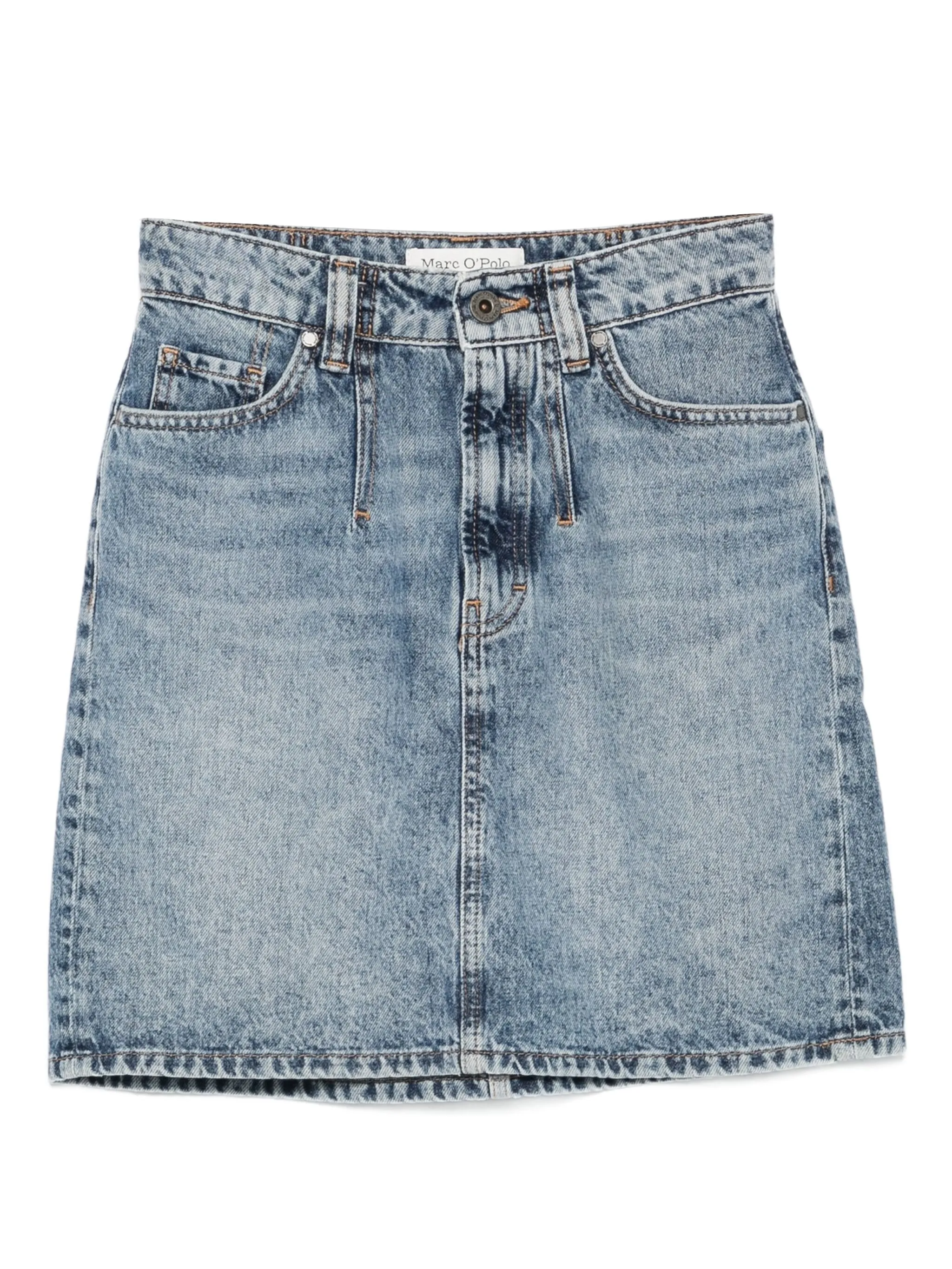 

Джинсовая юбка А-силуэта Marc O'Polo, синий