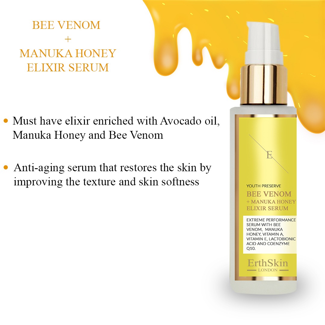 Сыворотка ErthSkin London — Для лица bienengift + manuka-honig-elixier-serum , количество — фото 3