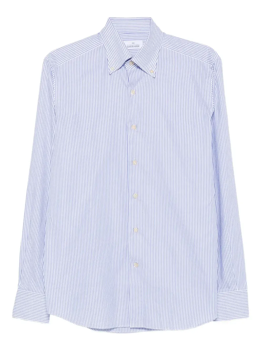 

Полосатая рубашка Alessandro Gherardi, синий