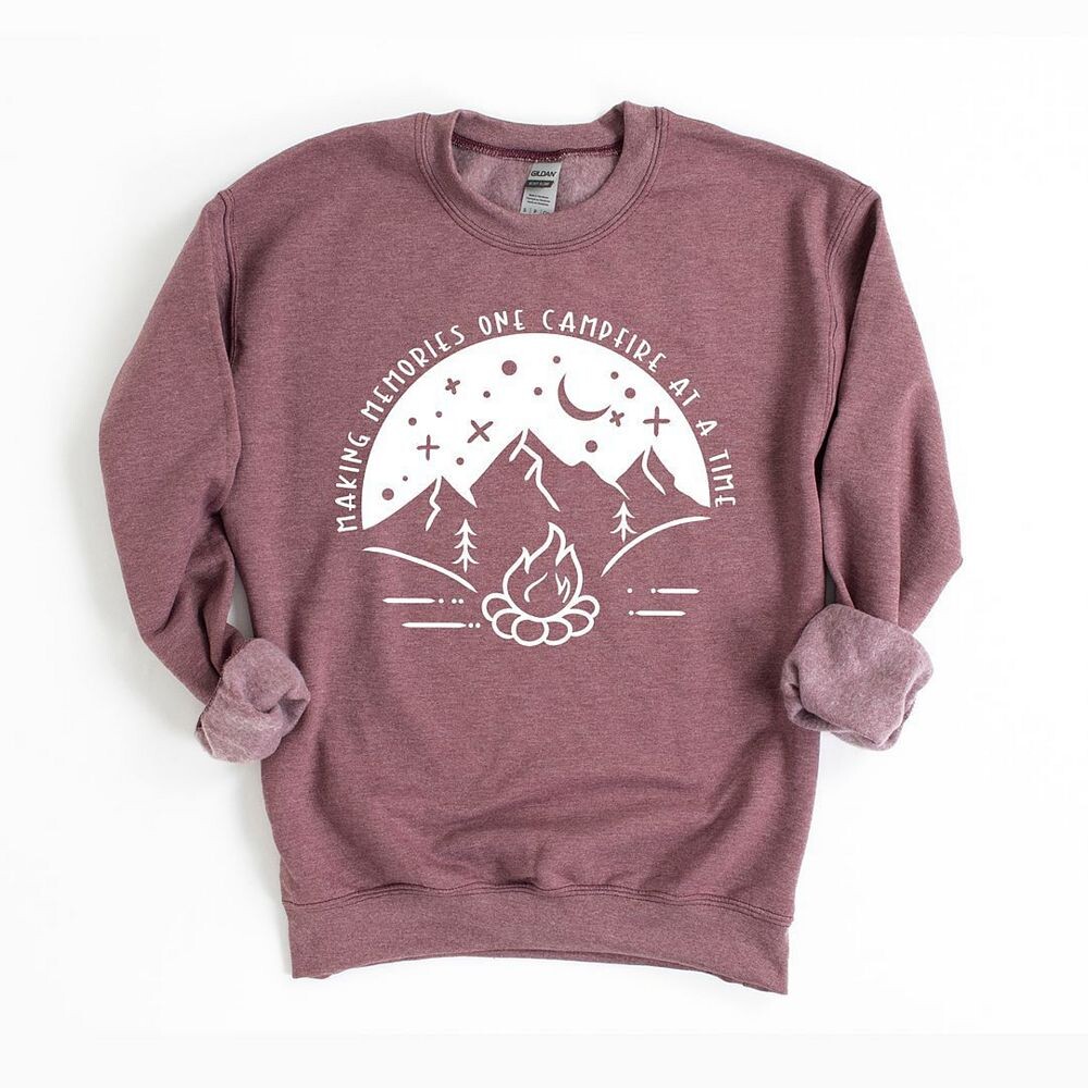 

Толстовка Making Memories Campfire Night Simply Sage Market, цвет Heather Maroon