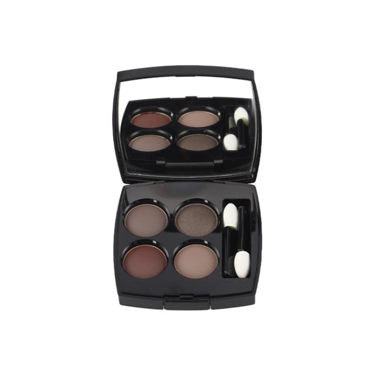 

CHANEL Тени для век пудровые, ограниченная серия, четыре цвета, легко растушевываются, стойкие, ivory white, lilac, mocha pink, 2г