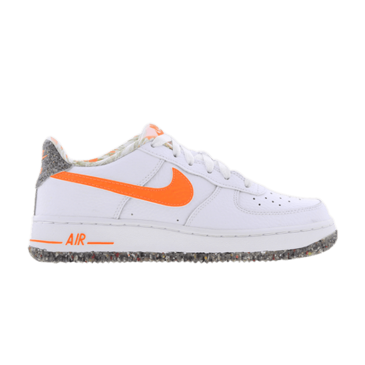

Кроссовки Nike Air Force 1 LV8 GS 'White Total Orange Crater', белый