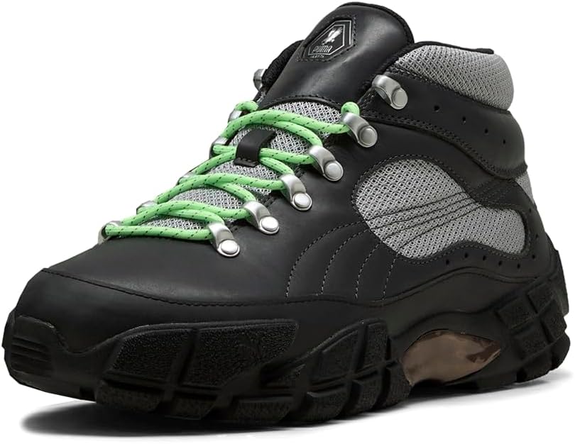Мужские кроссовки PUMA X Skepta Skope Mid с шнуровкой - серые — фото 2