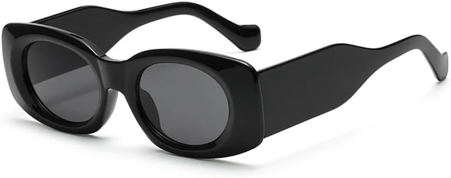 

Женские солнцезащитные очки овальной формы с градиентным переходом цвета и защитой от УФ-излучения UV400, мужские — с широкими дужками, подходят для занятий спортом на открытом воздухе, бега и путешествий UYPTK, Black Grey