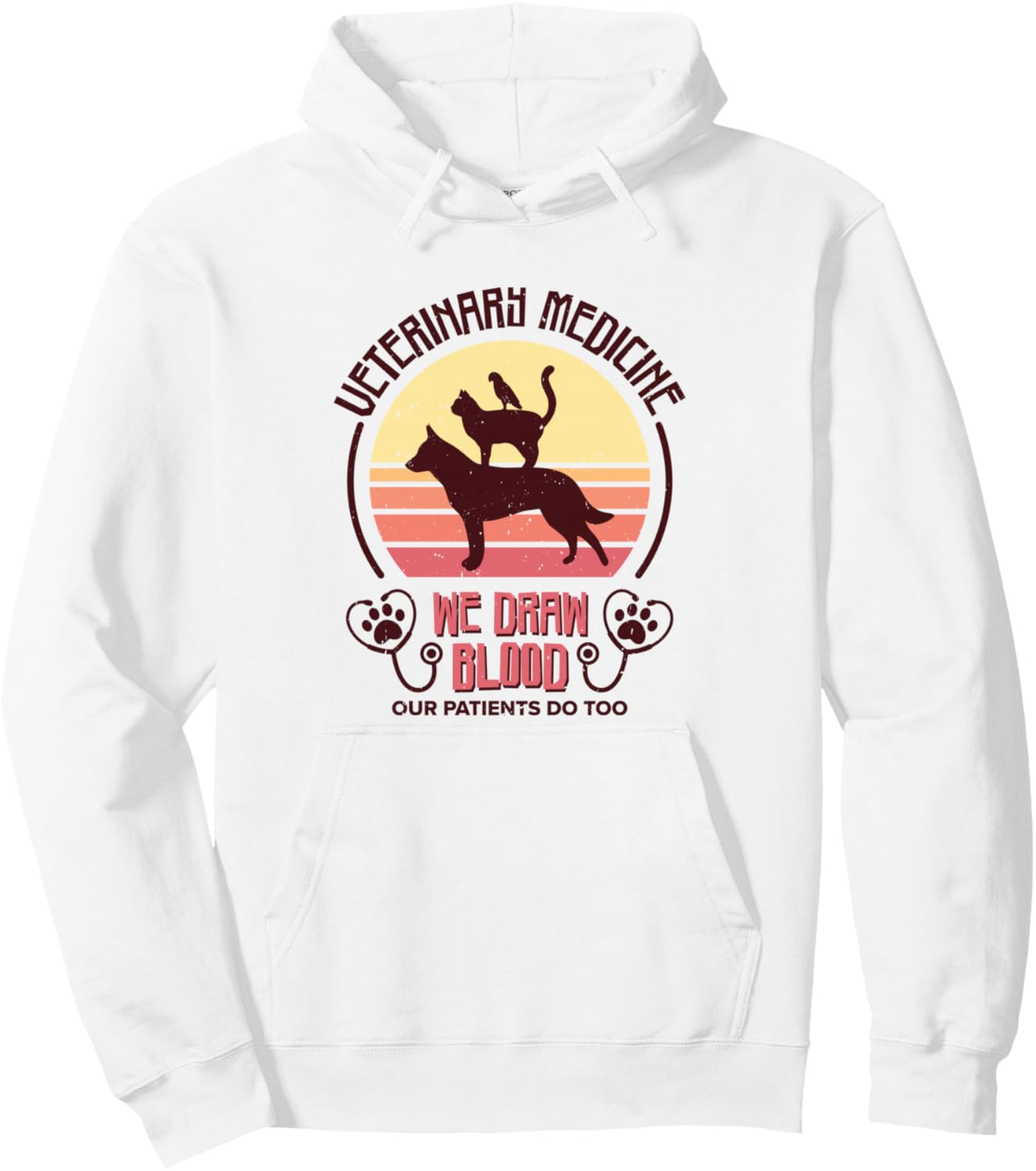 

Ветеринарная медицина ветеринар благополучие животных ветеринарная толстовка Veterinary Medicine Vet Animal Welfare Veterinary, белый