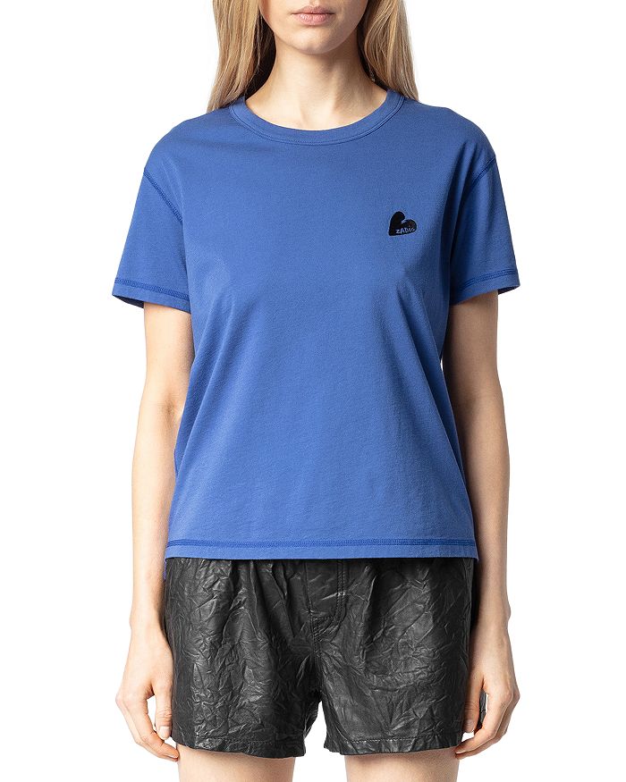 

Футболка Marta Cotton Heart Zadig & Voltaire, синий