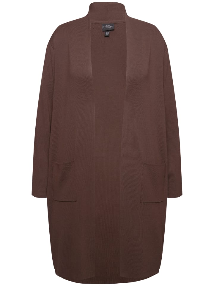 

Кардиган Ulla Popken Jacke, цвет dunkle schokolade