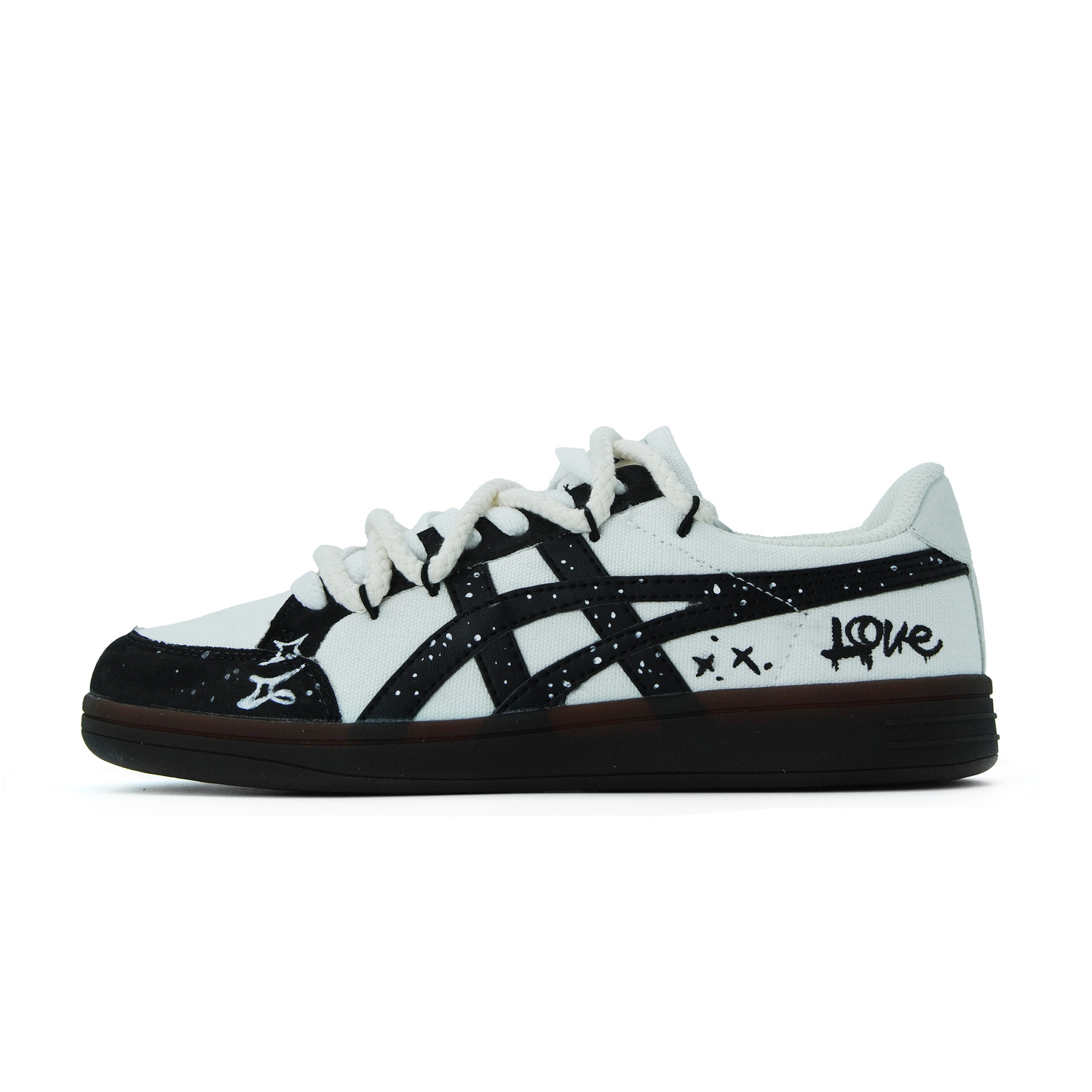 

Advanti Graffiti Loves Trend низкие кроссовки для скейтборда унисекс Onitsuka Tiger, черный/белый