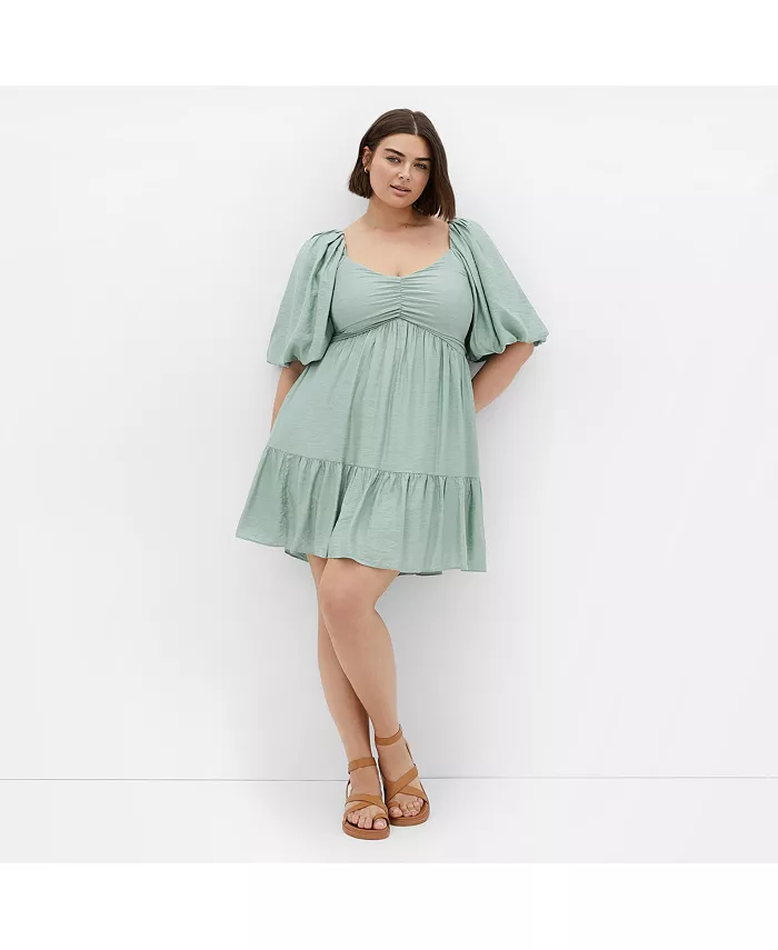 

Платье Plus Size Mindy CITY CHIC, зеленый