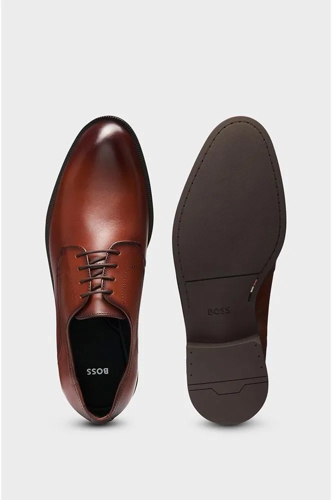 Туфли BOSS Men's Tayil_derb_bunlDerby, Medium Brown — фото 2