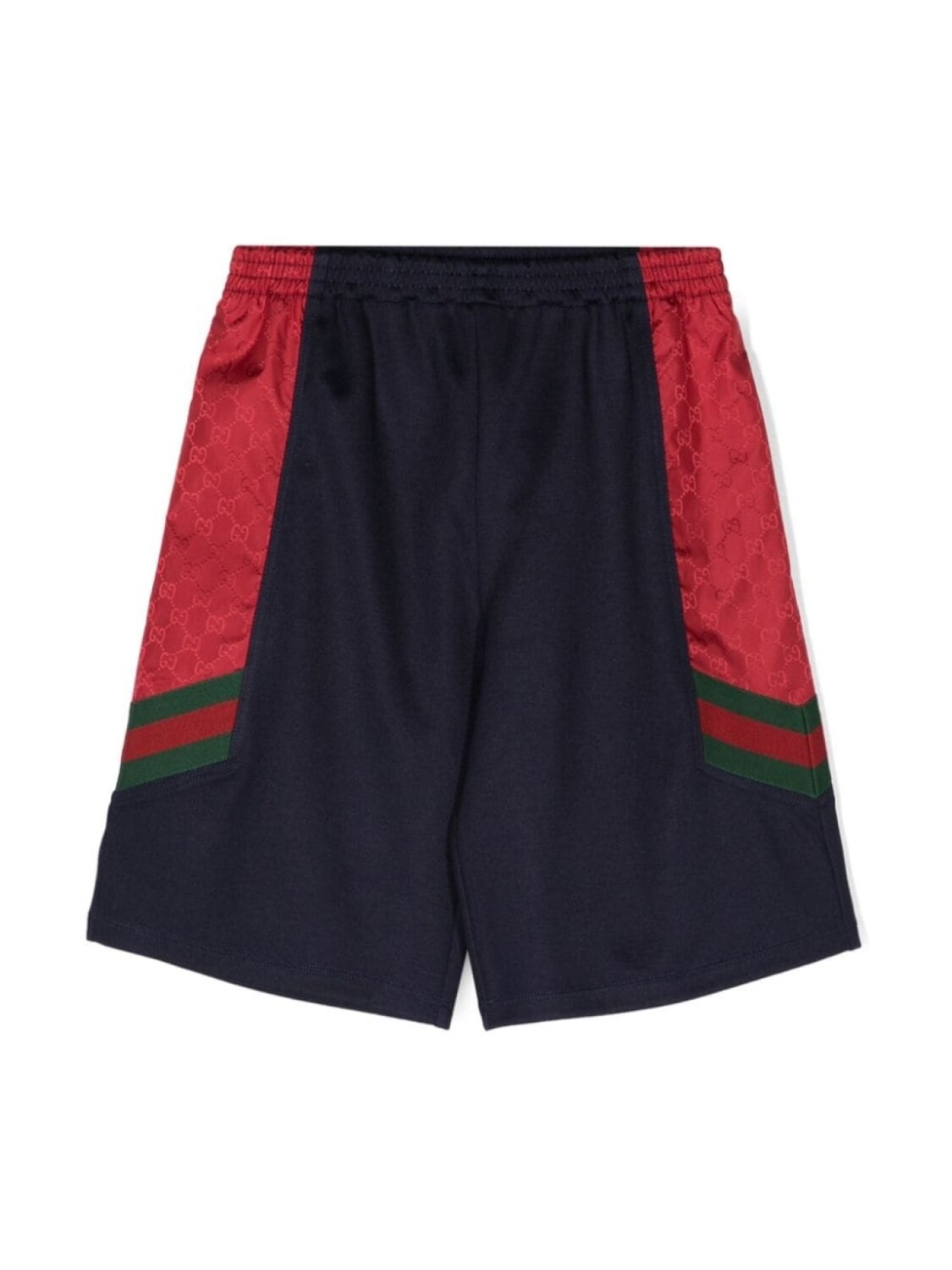 

Gucci Kids спортивные шорты с принтом Interlocking G, синий