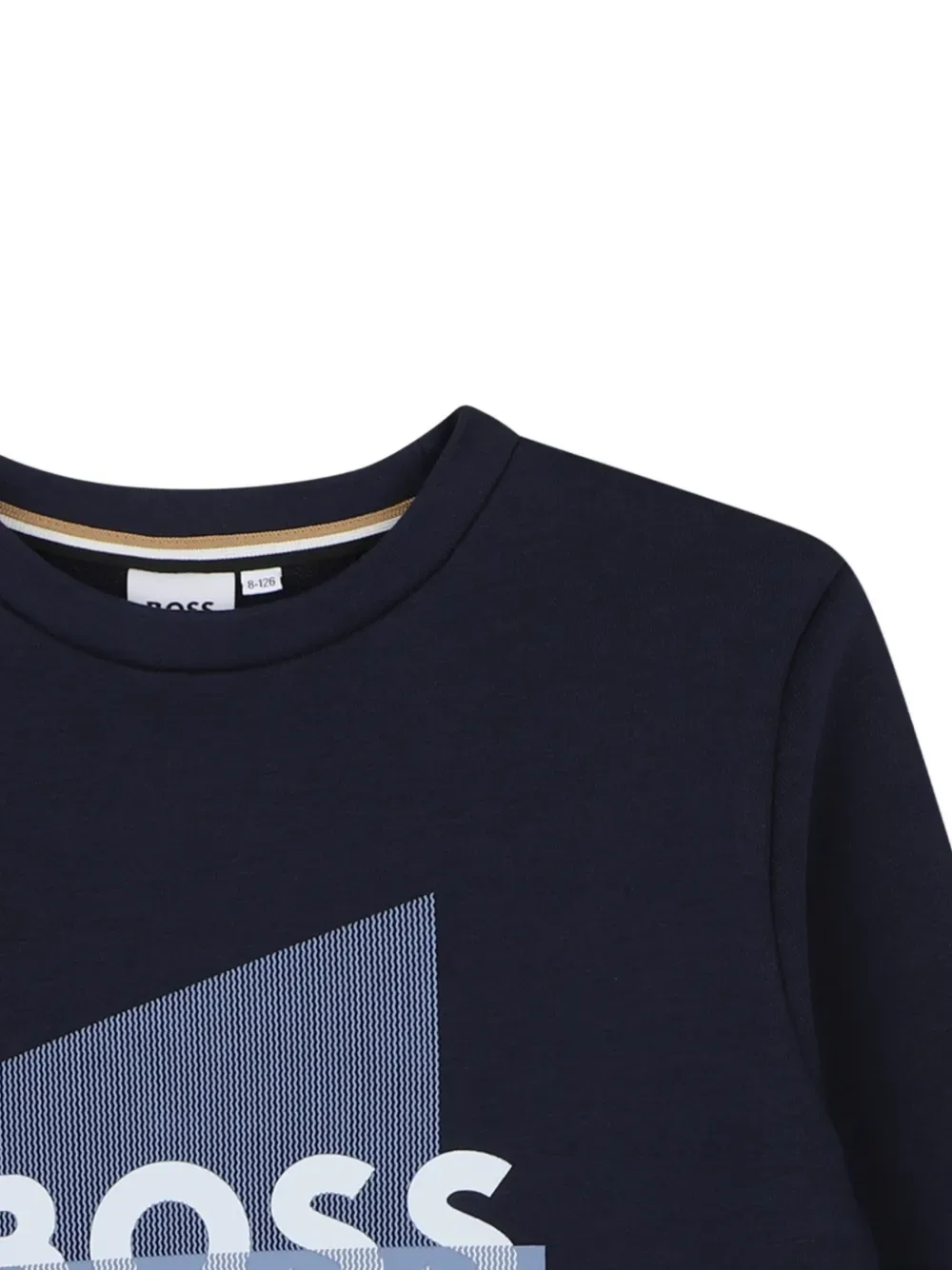 Толстовка с графичным принтом Boss Kidswear, синий — фото 3