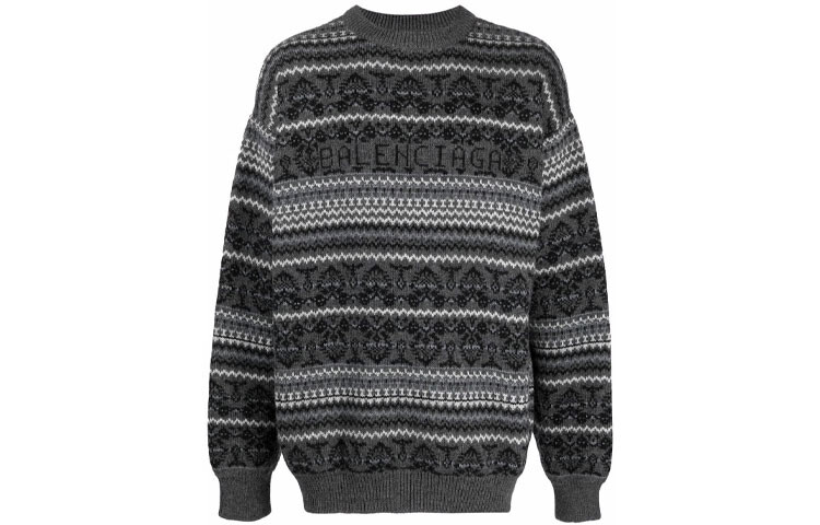 

Свитер мужской серый Balenciaga, серый