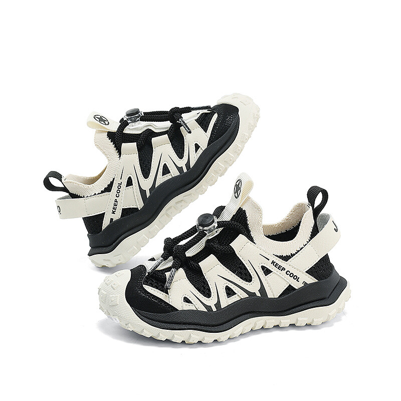 

Кроссовки Jeep Kids Lifestyle Shoes Kids Low-top Black, слоновая кость/черный