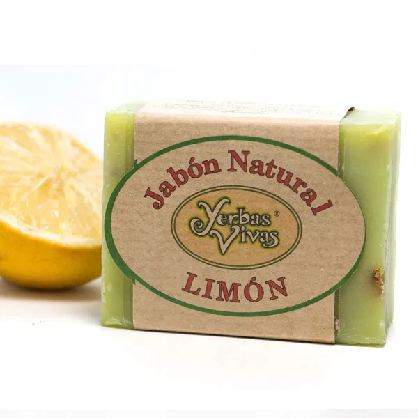 Восстанавливающее мыло Jabon Natural Limon Yerbas Vivas, 100 g — фото 2