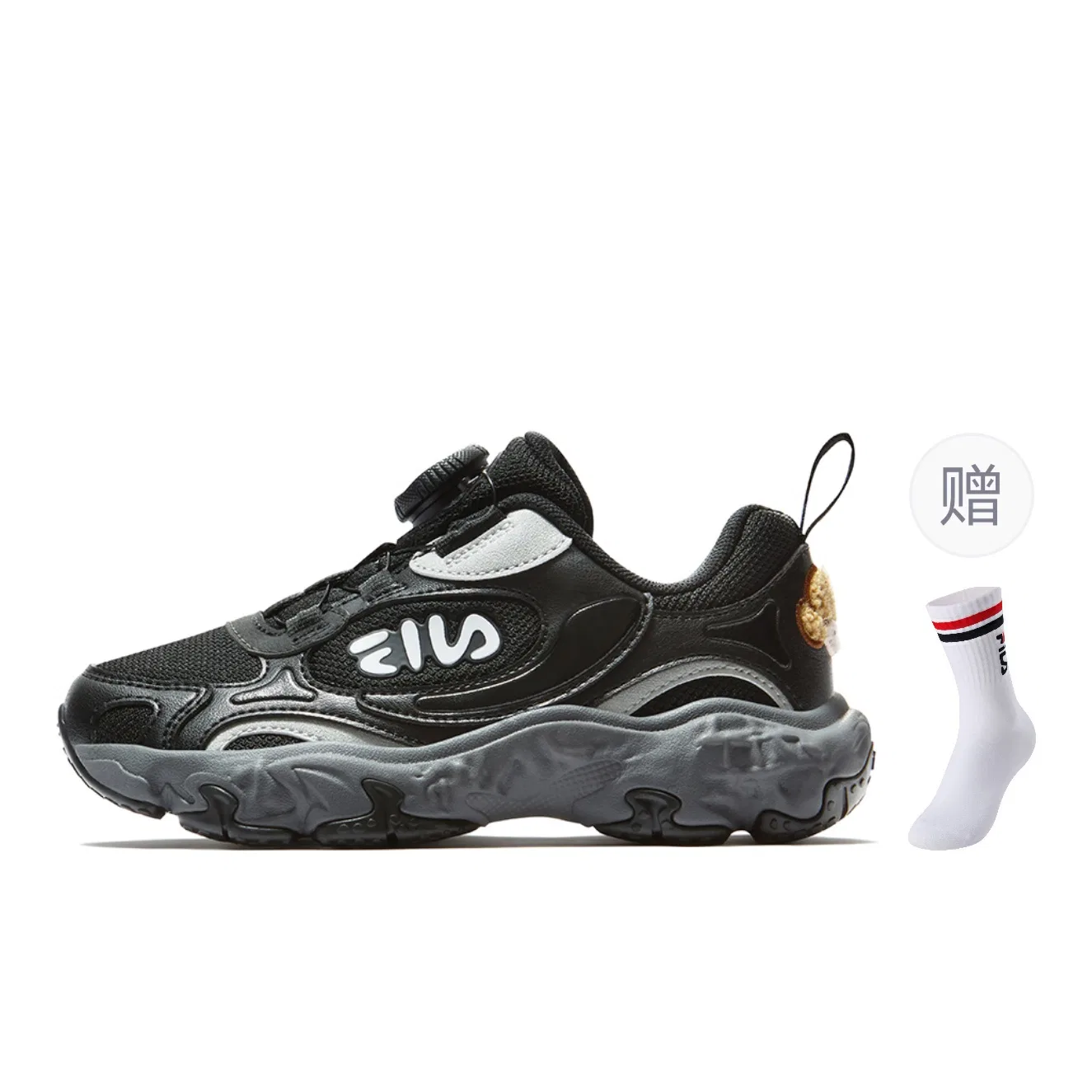 Кроссовки для бега FILA KIDS Heritage FHT черные
