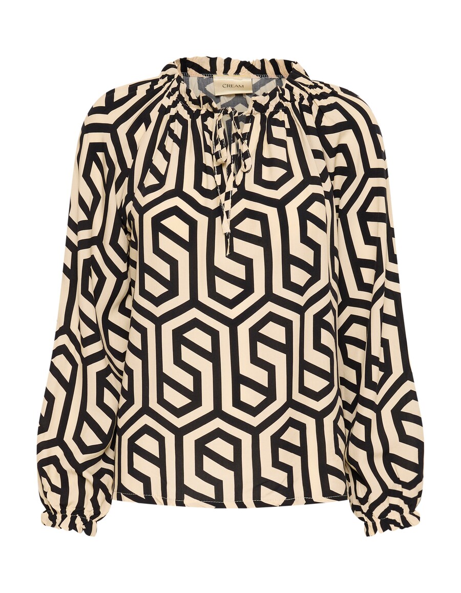 

Блуза Cream Astra, цвет Beige/Black