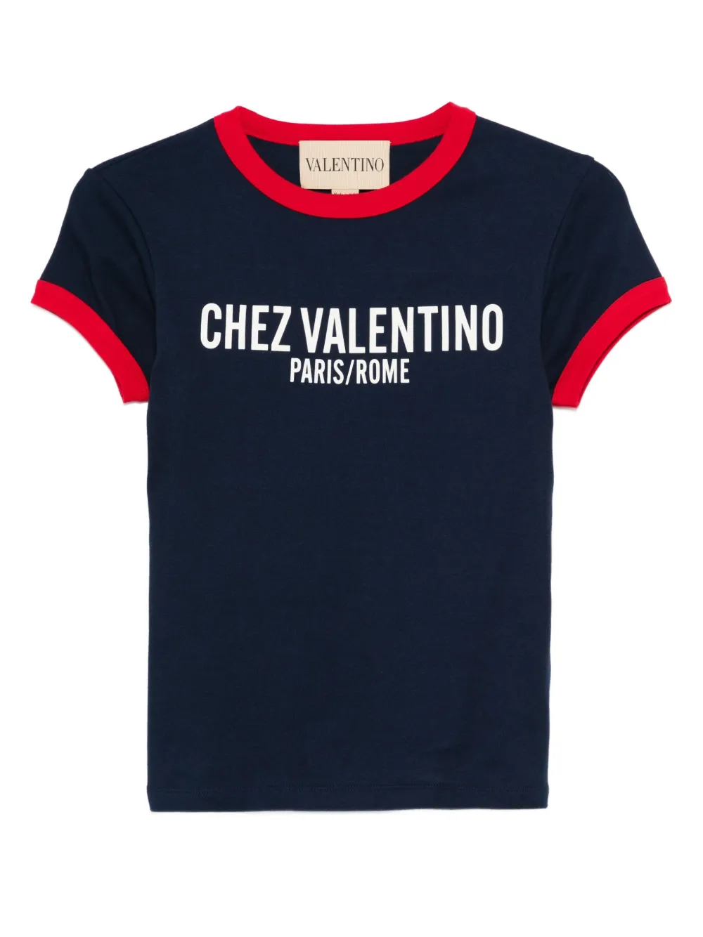 

Футболка с принтом Chez Paris Rome VALENTINO GARAVANI, синий