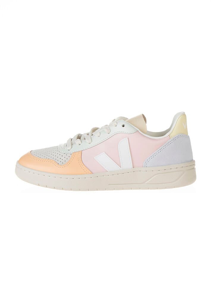 Низкие кроссовки Veja Leder V 10, цвет bunt/orange/rosa