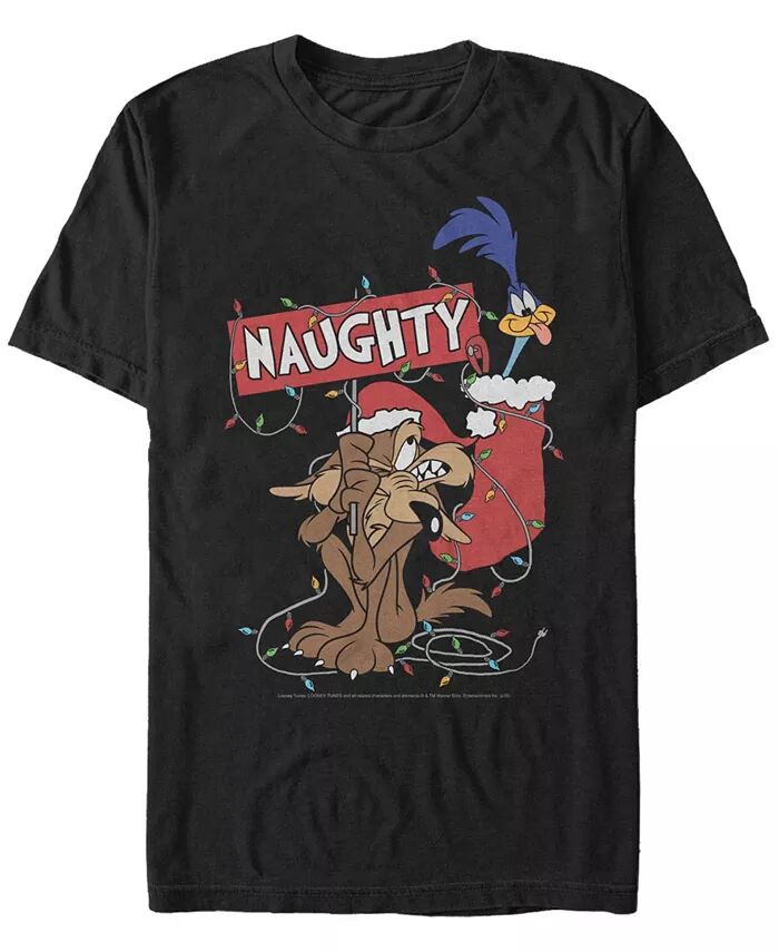 

Мужская футболка с коротким рукавом Looney Tunes Stocking Stuffer Fifth Sun, черный