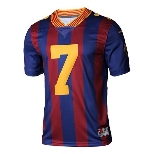 

Футболка fc barcelona limited soccer jersey blue/red Nike, синий