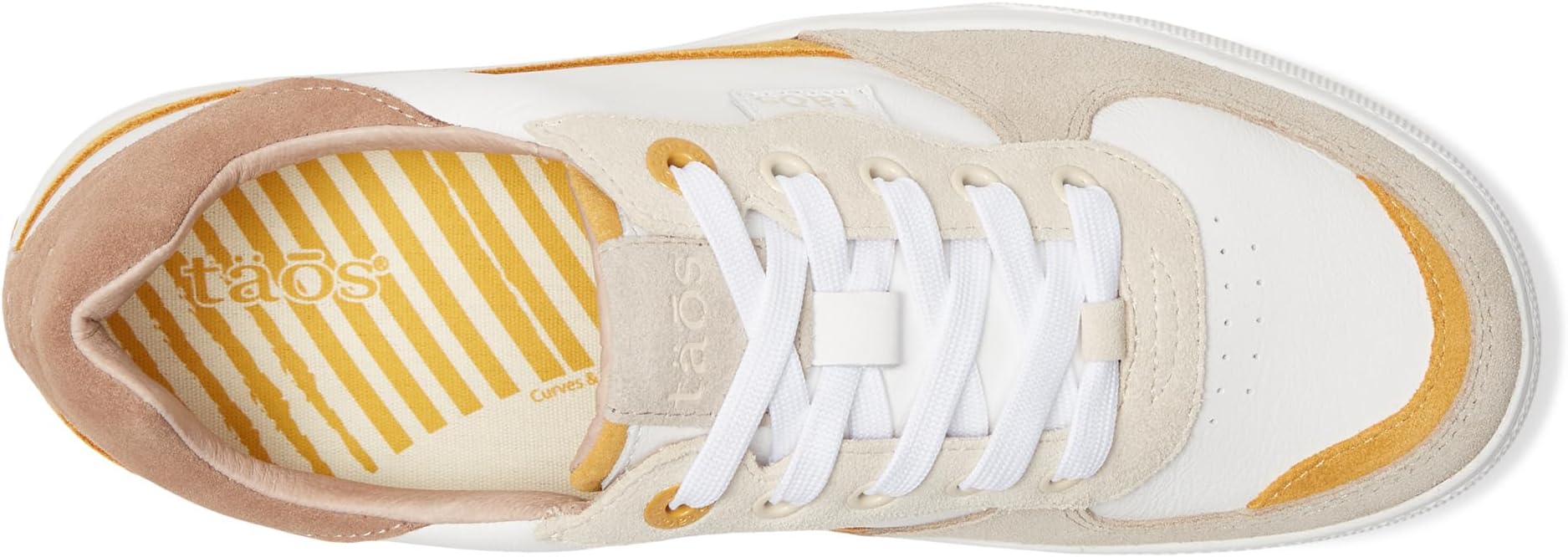 Кроссовки Taos Footwear Pop Soul, цвет Sand/Mustard Multi — фото 2