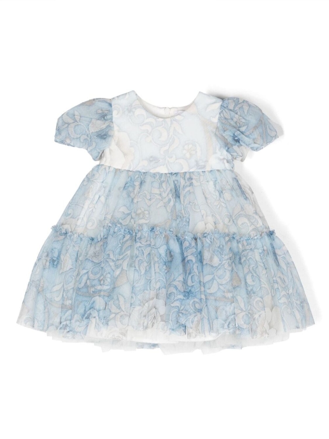 

Monnalisa ярусное платье Little Princess из тюля, синий