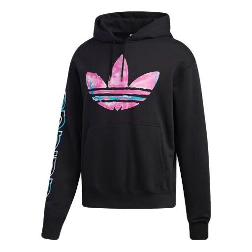 

Толстовка men's originals watercolor printing black Adidas, черный