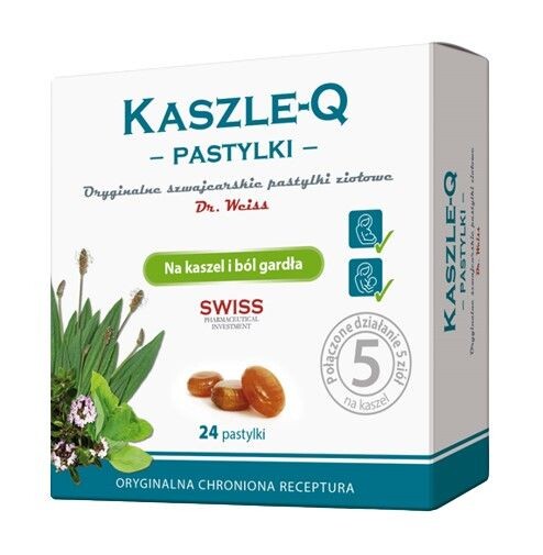 

Травяные пастилки Kaszle-Q Pastylki Do Ssania, 24 шт