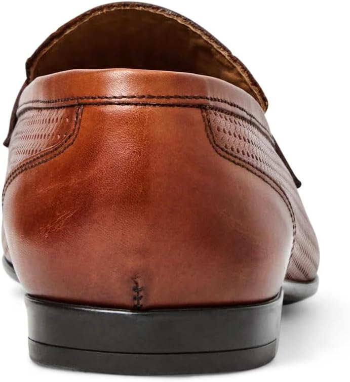 Мужские слипоны Bruno Magli Mens Lastra с плетеной отделкой, Cognac Woven — фото 3