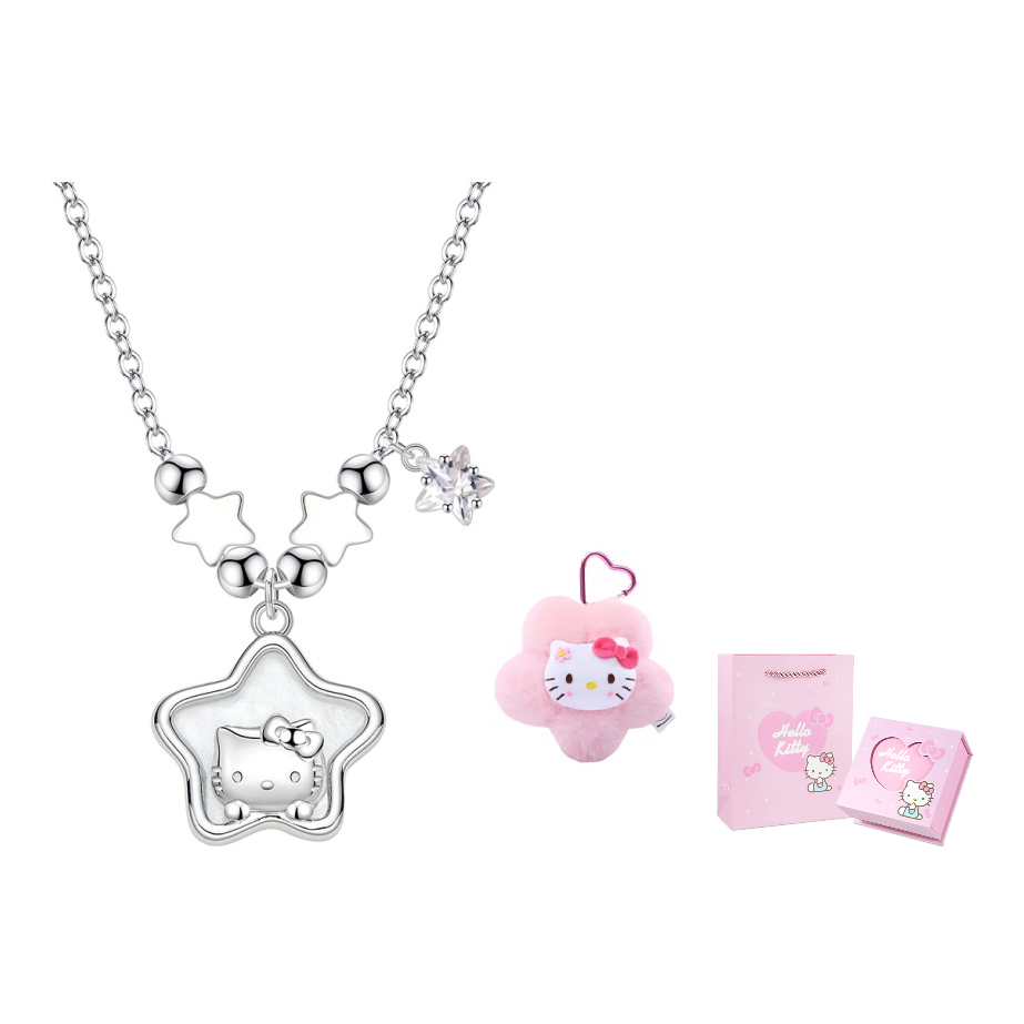 

Колье для женщин Sanrio, hello kitty necklace+doll