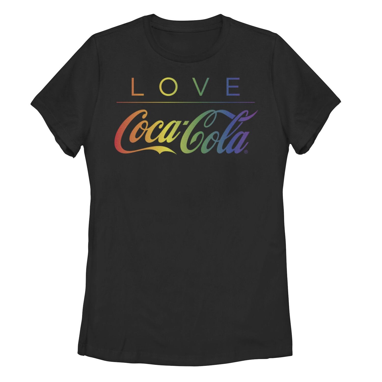 

Детская футболка Coca-Cola Pride Love с радужным градиентом и логотипом Licensed Character