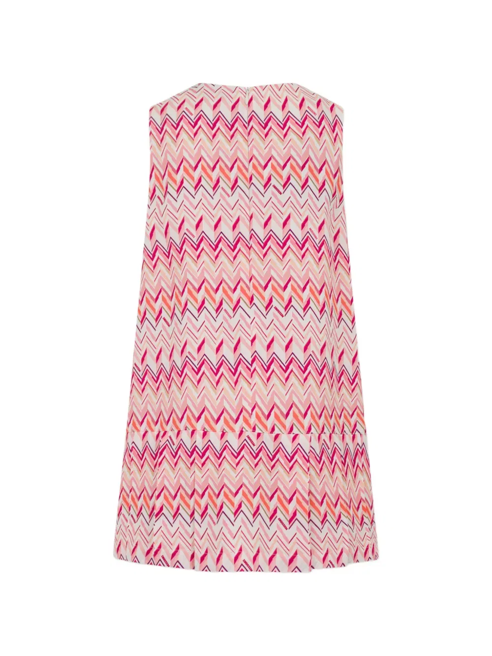 Платье с зигзагообразными складками Missoni Kids, белый — фото 2