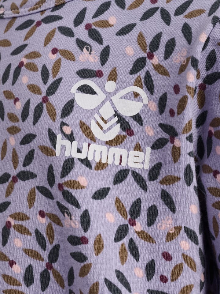 Платье Hummel Druckknopf L/S Hmlelvina Mädchen, цвет wisteria — фото 3