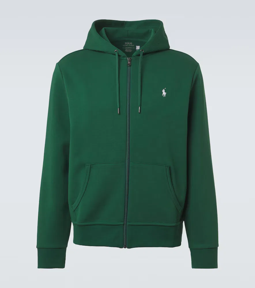 Толстовка из смесовой хлопковой ткани Polo Ralph Lauren, зеленый