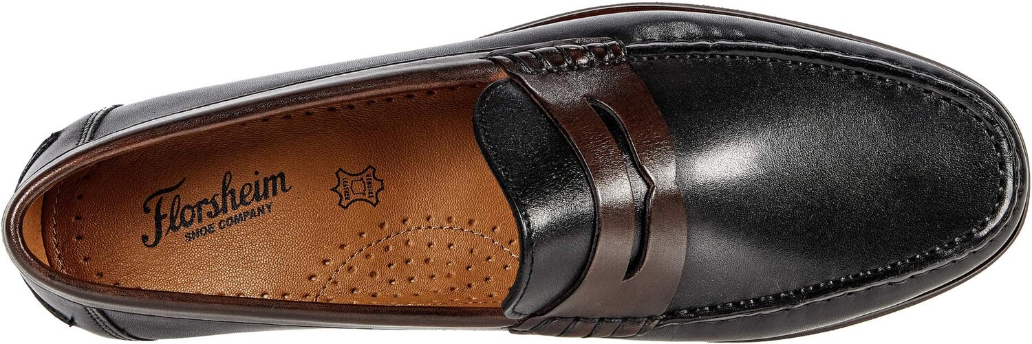 Лоферы Berkley Flex Penny Loafer Florsheim, цвет Black/Brown — фото 2