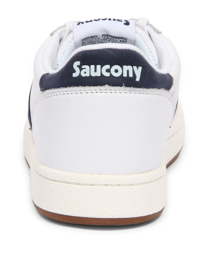 Белые/Темно-Синие туфли для джазового корта Saucony, белый — фото 4