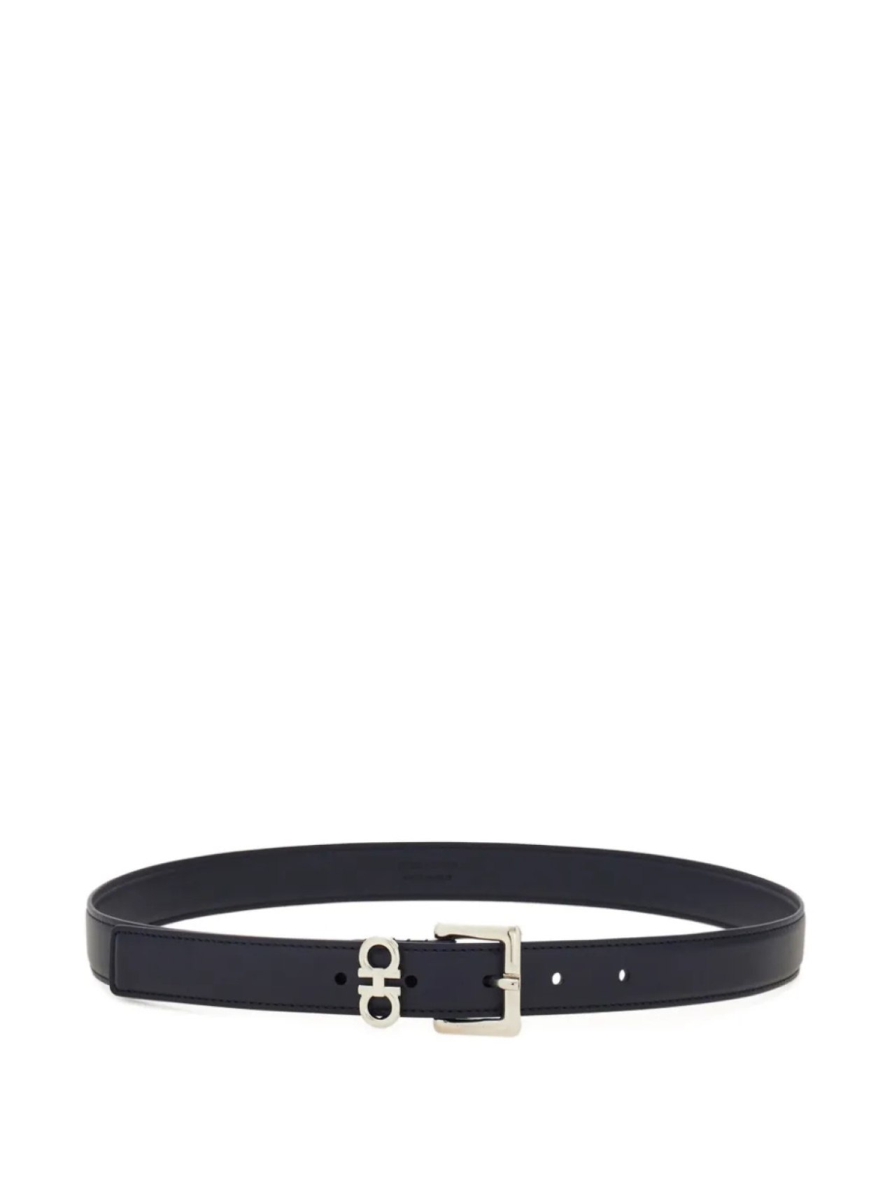 

Ремень Ferragamo Double Gancini, синий