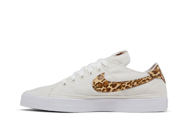 Кроссовки Nike Wmns Court Legacy Canvas, белый — фото 3