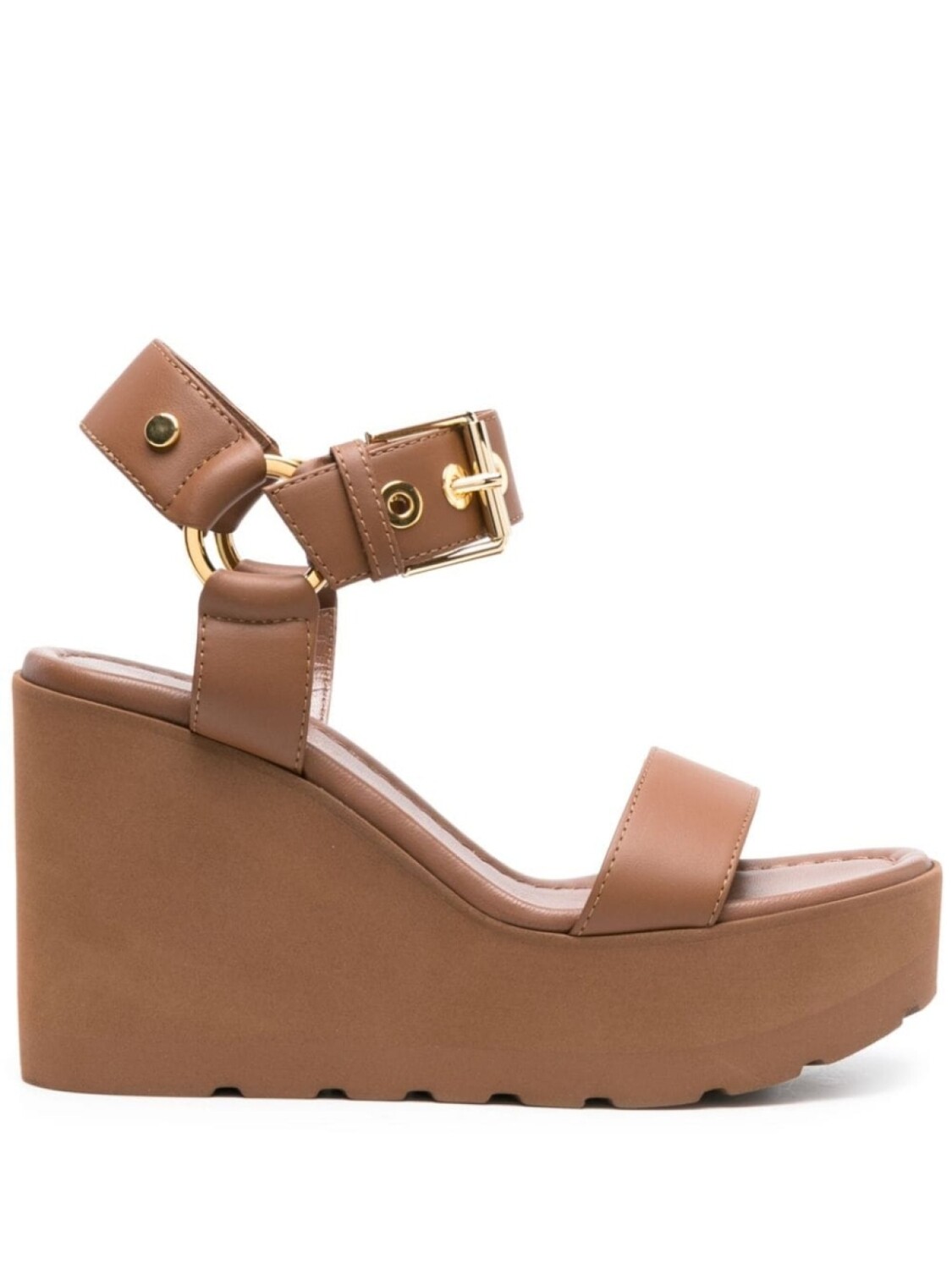 

Gianvito Rossi босоножки на танкетке, коричневый