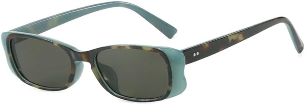 

Солнцезащитные очки с защитой UV400 | Маленькая оправа, линзы конфетного цвета | Для женщин и мужчин, для занятий спортом на открытом воздухе и вождения DSVIGF, Blue Gray