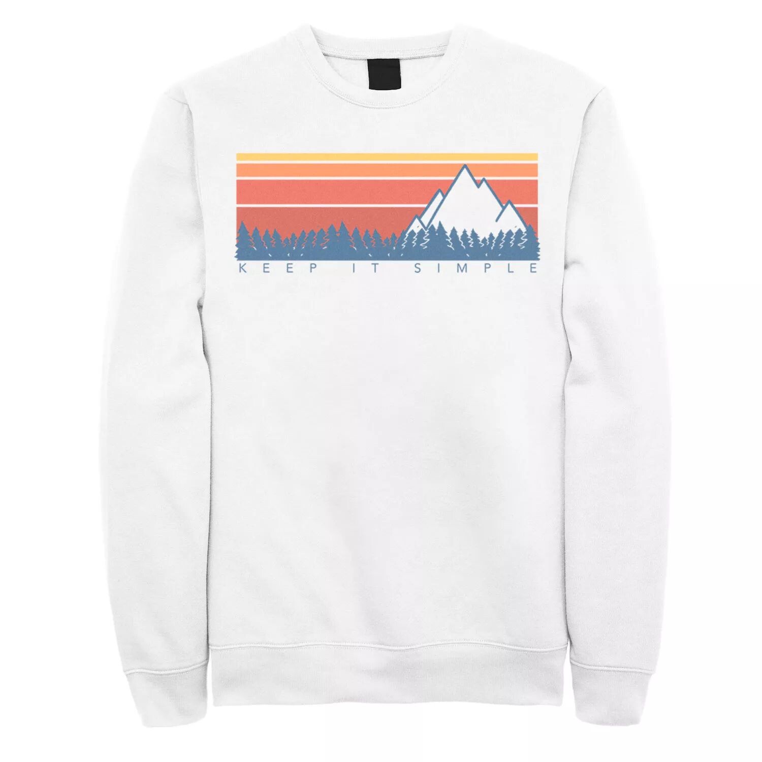 

Мужская толстовка Keep It Simple с градиентом Mountain Range Licensed Character