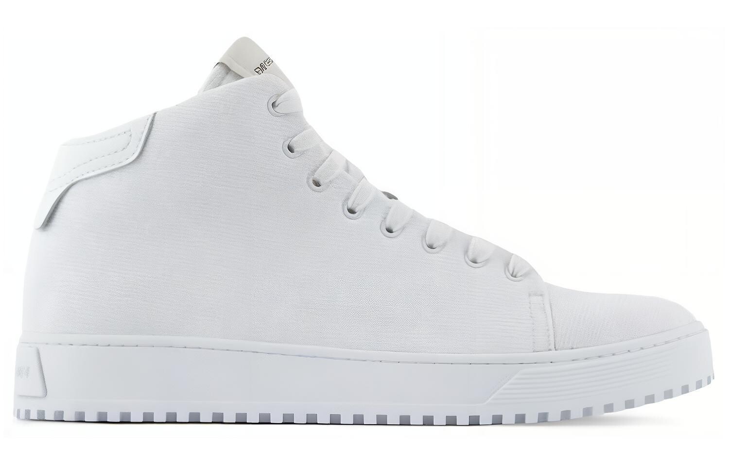 Кроссовки EMPORIO ARMANI EA Skateboarding Shoes Men High-top White, белый — фото 2