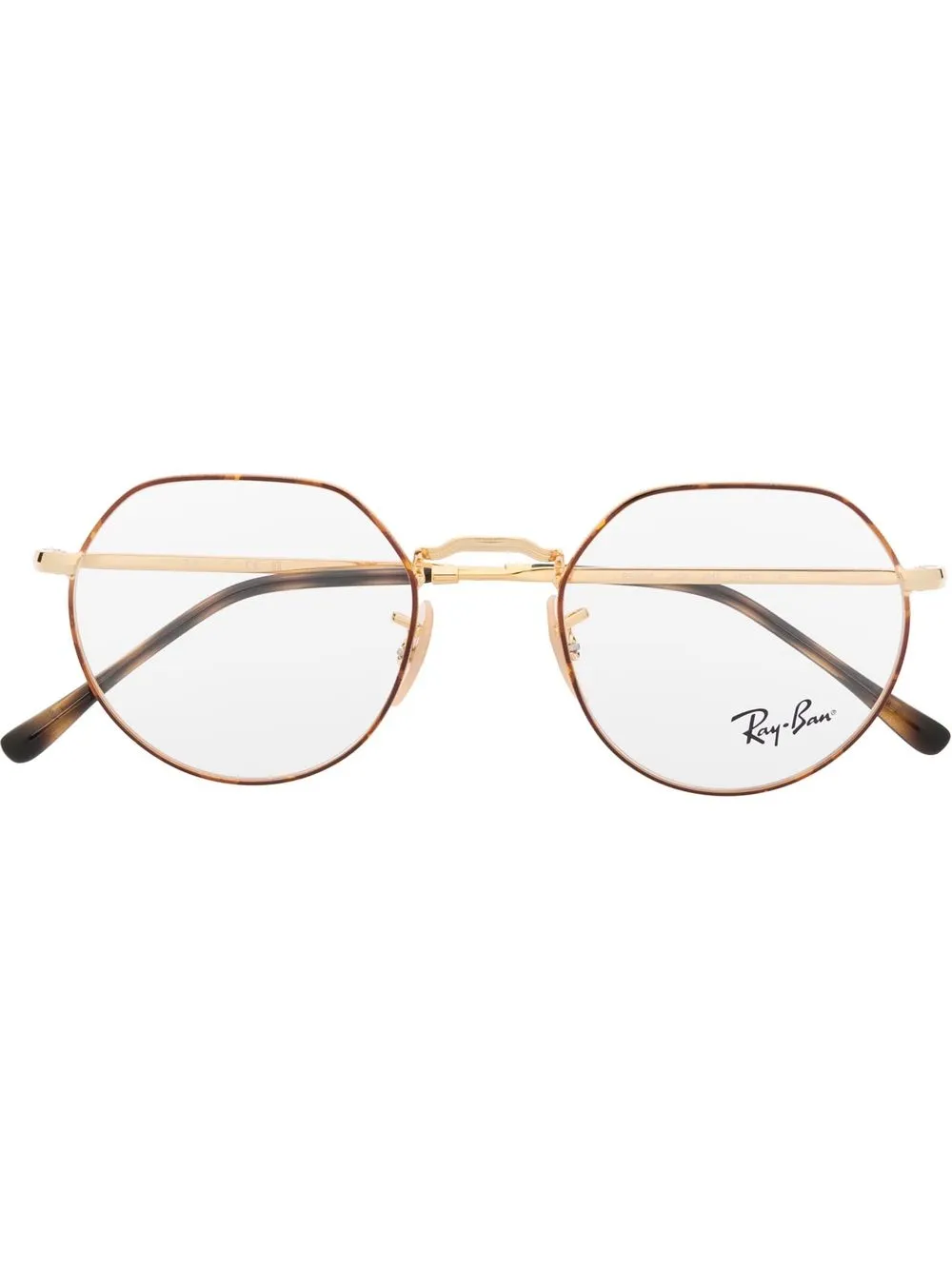 

Очки jack в круглой оправе Ray-Ban, золотистый